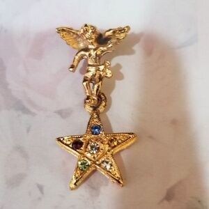 Thinking of You ANGEL Pin Thoughtful Little Angel